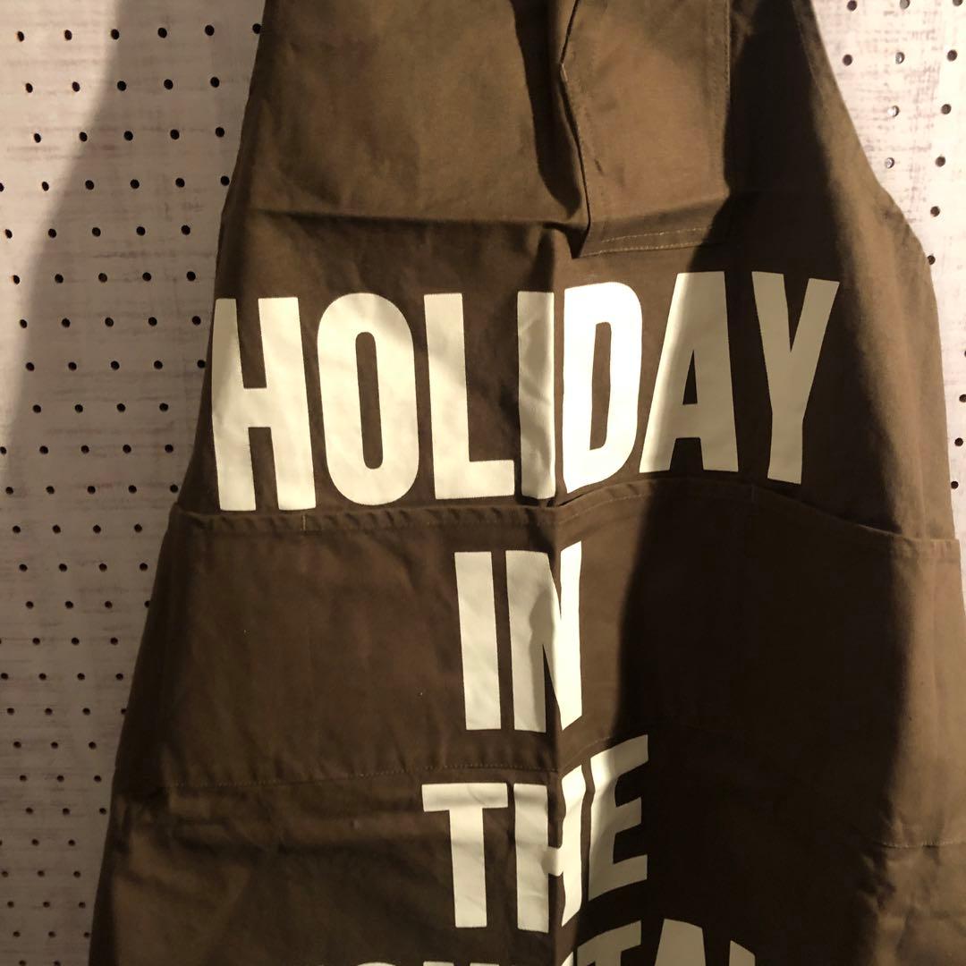 新品未使用品　mountain Research カーキ　エプロン　ダック地