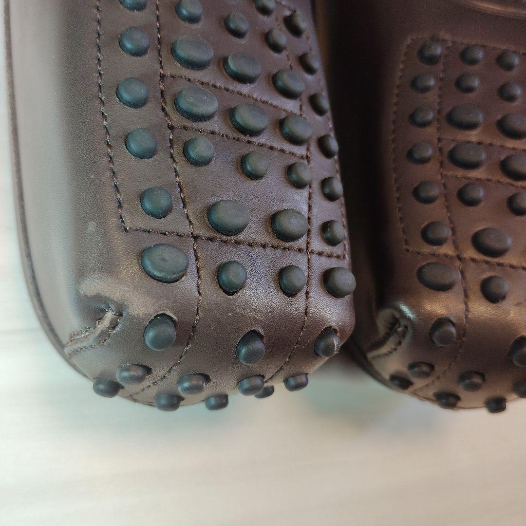 ⭐TOD'SダブルTドライビングシューズ　EU39.5 BRW woman's