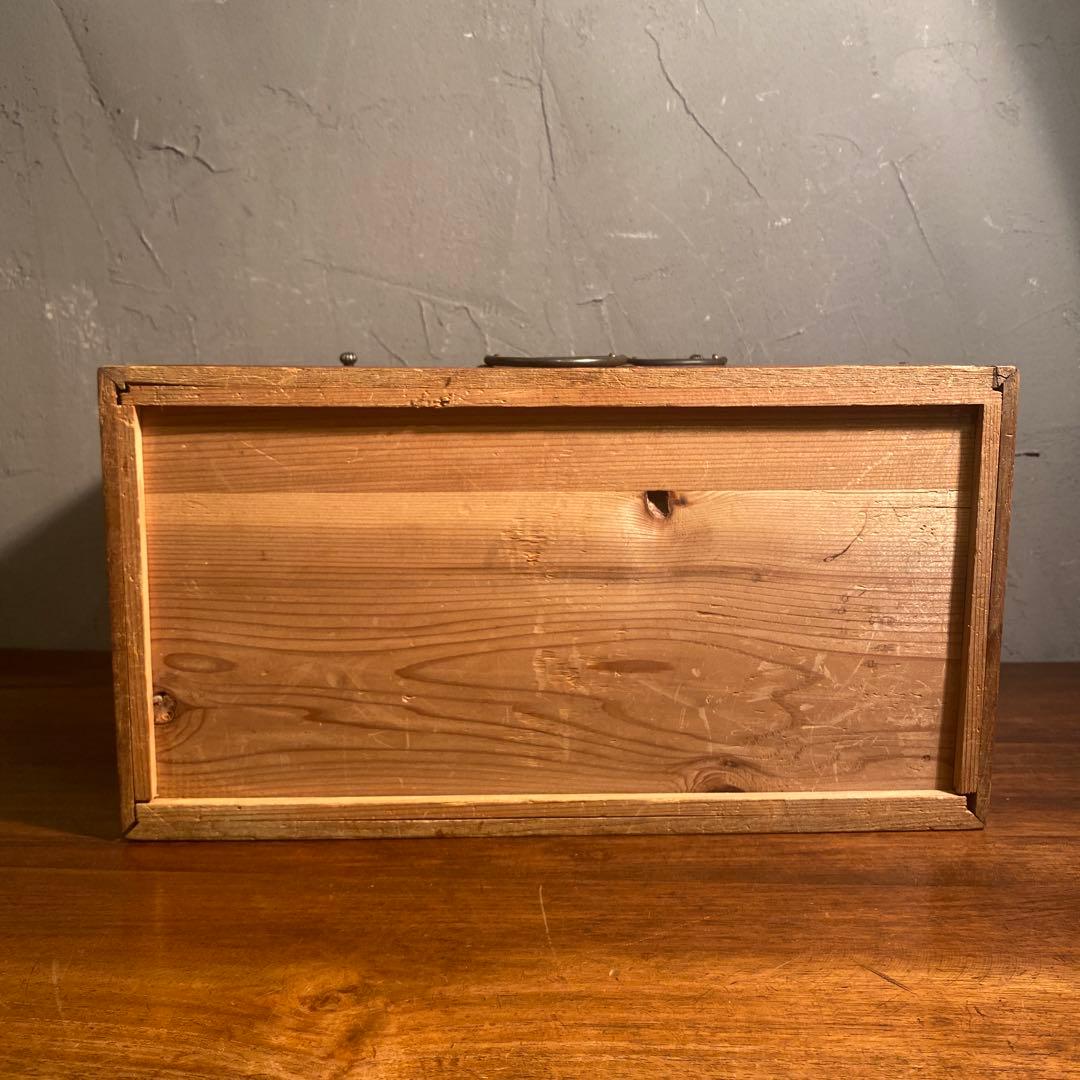 大正 昭和初期 時代物 裁縫箱 銭函 小引き出し アンティーク家具 骨董品