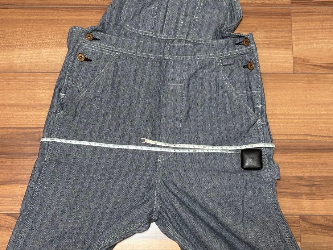 BLUCO/ヒッコリー/オーバーオール/Sサイズ