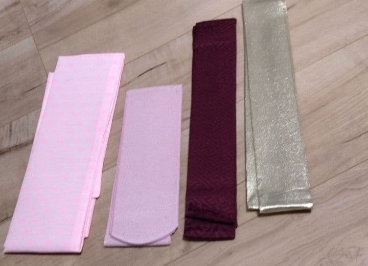 ミ*ク様 振袖 フルセット 小物セット 赤 × 黒 × 金 花柄 成人式 卒業式