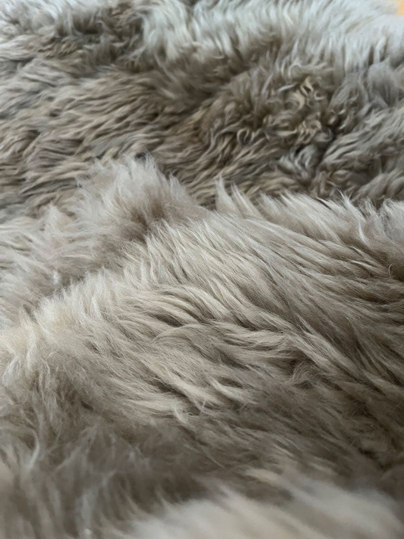 FURMOND 高級ムートンラグ 長毛 1.5匹分 オーストラリア産原皮 日本製