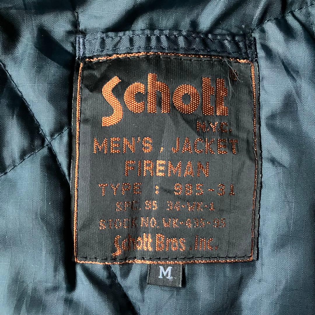 Schott ショット FIREMAN ジャケット ネイビー