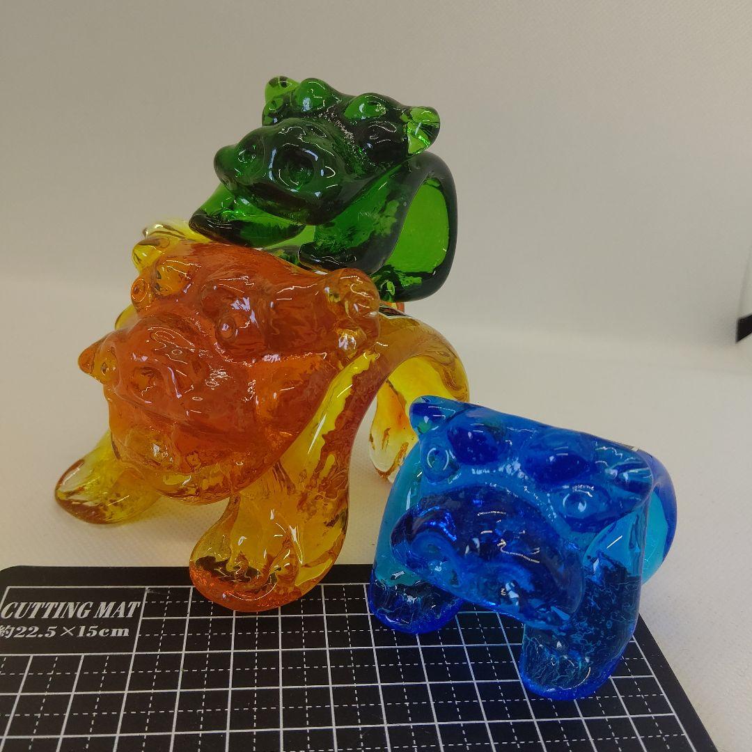 琉球ガラス 森のガラス館 シーサー ガラス置物 ガラス細工 沖縄 お土産