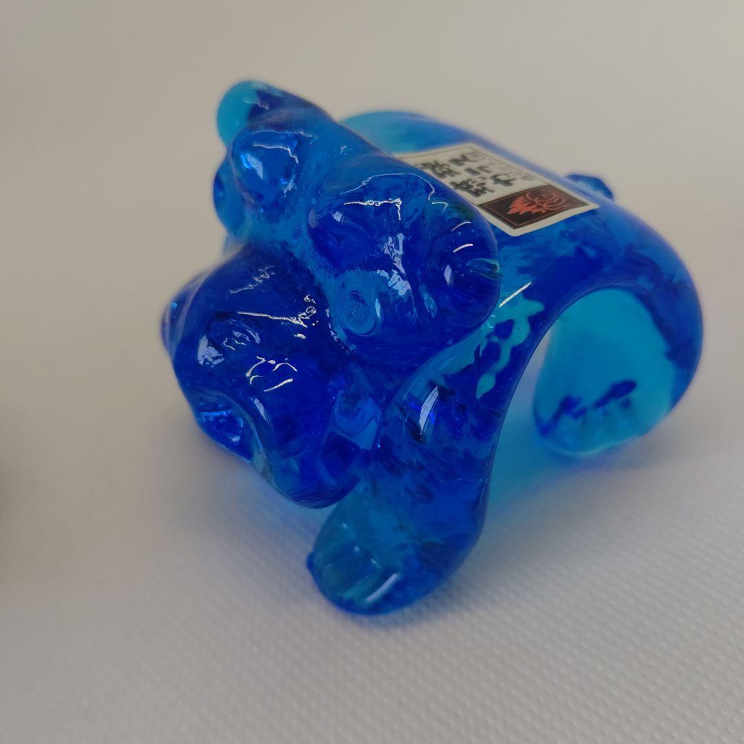 琉球ガラス 森のガラス館 シーサー ガラス置物 ガラス細工 沖縄 お土産