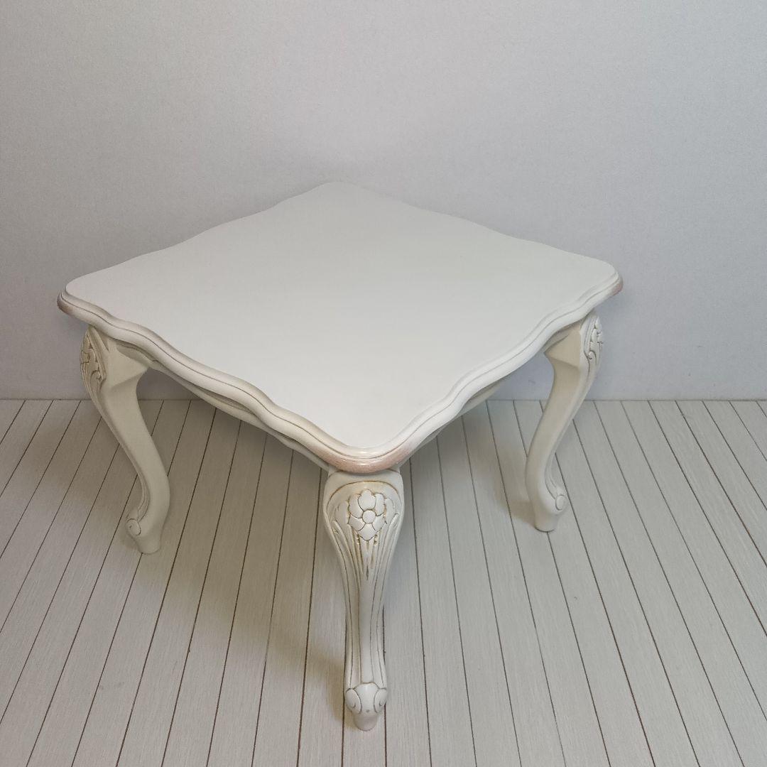 ロココ調　猫脚　White　テーブル　姫系
