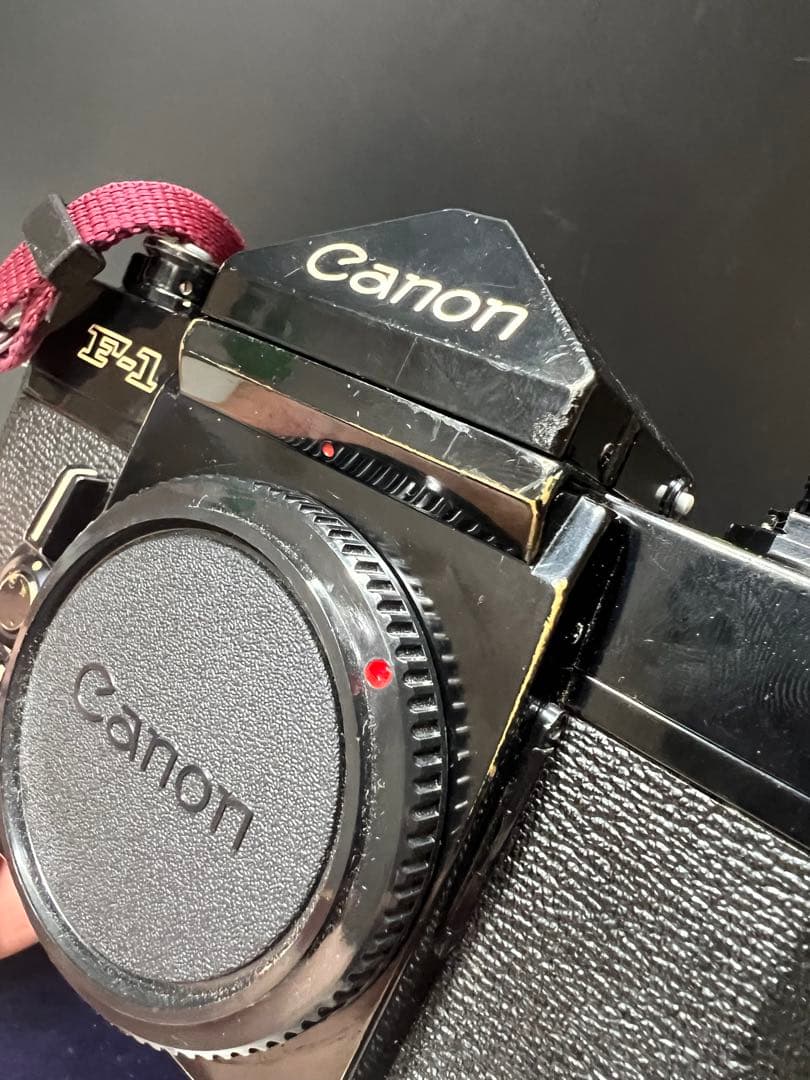 CANON F-1 ブラック フィルムカメラ 簡易動作確認済み