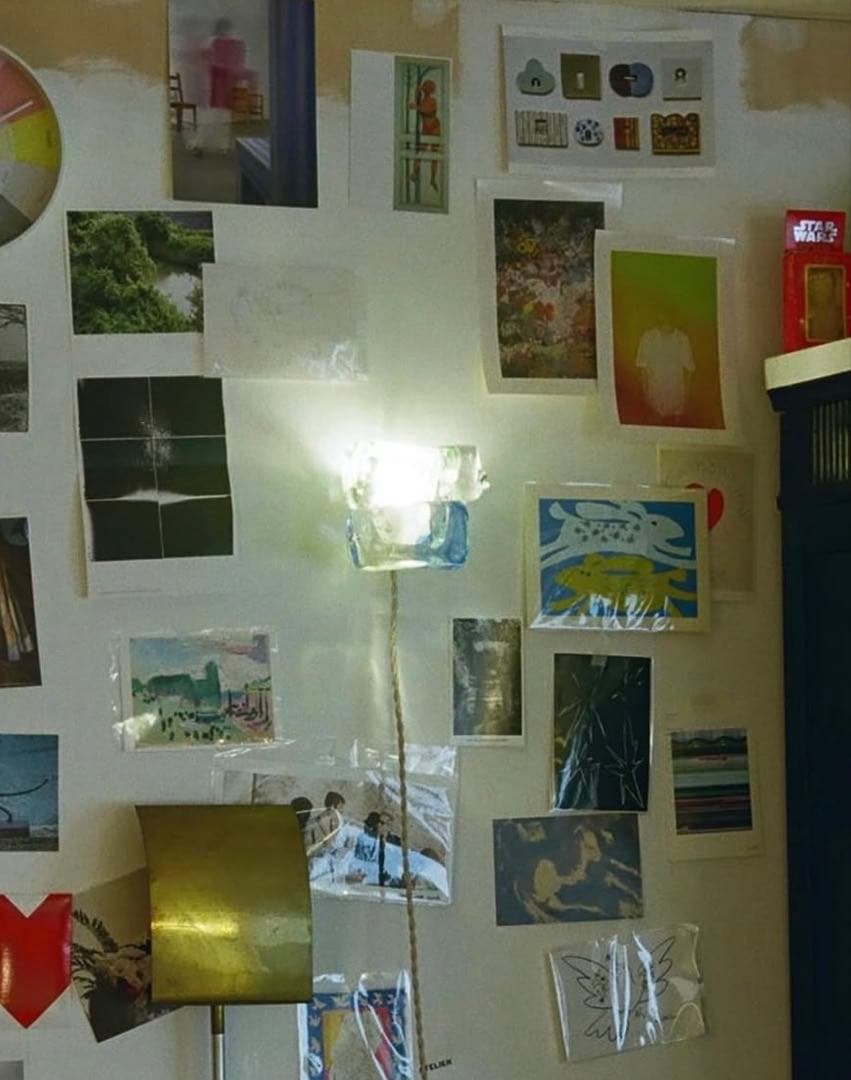 【未使用】sasamoto natsuki Glass Wall Lamp