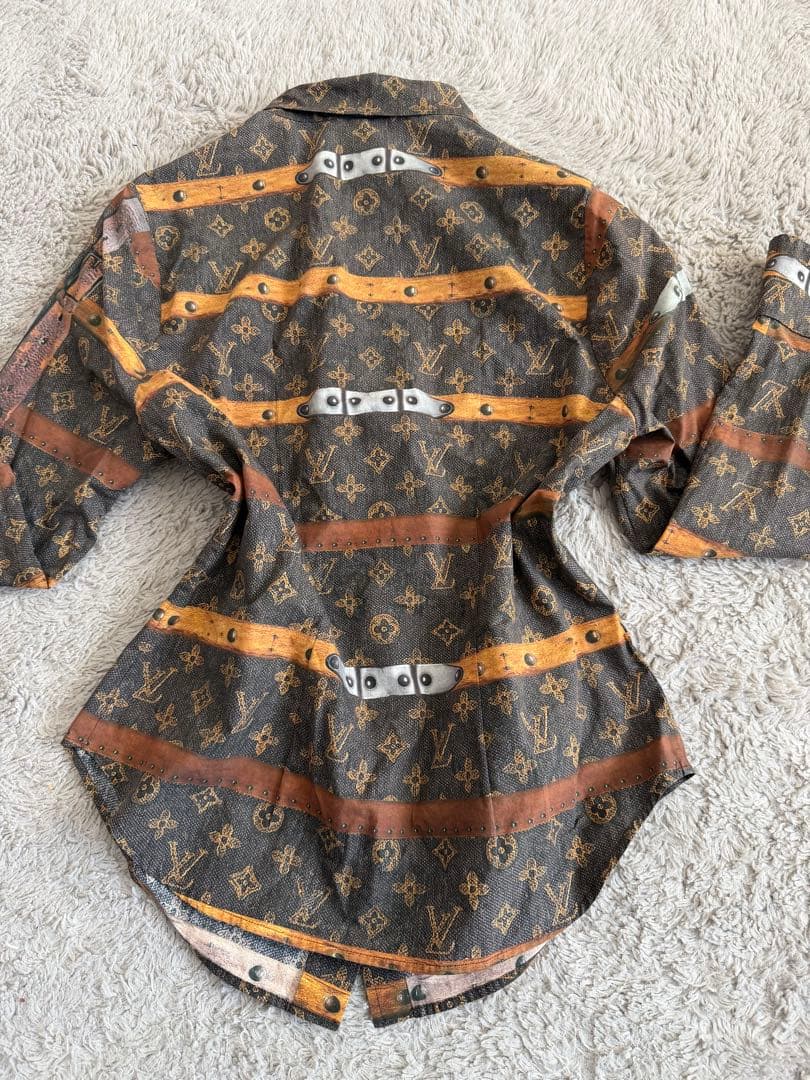 LOUIS VUITTON ストライプシャツ サイズ34