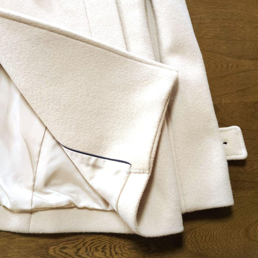 BRAHMIN ブラーミン ベージュアンゴラ羊毛 ピーコート 40