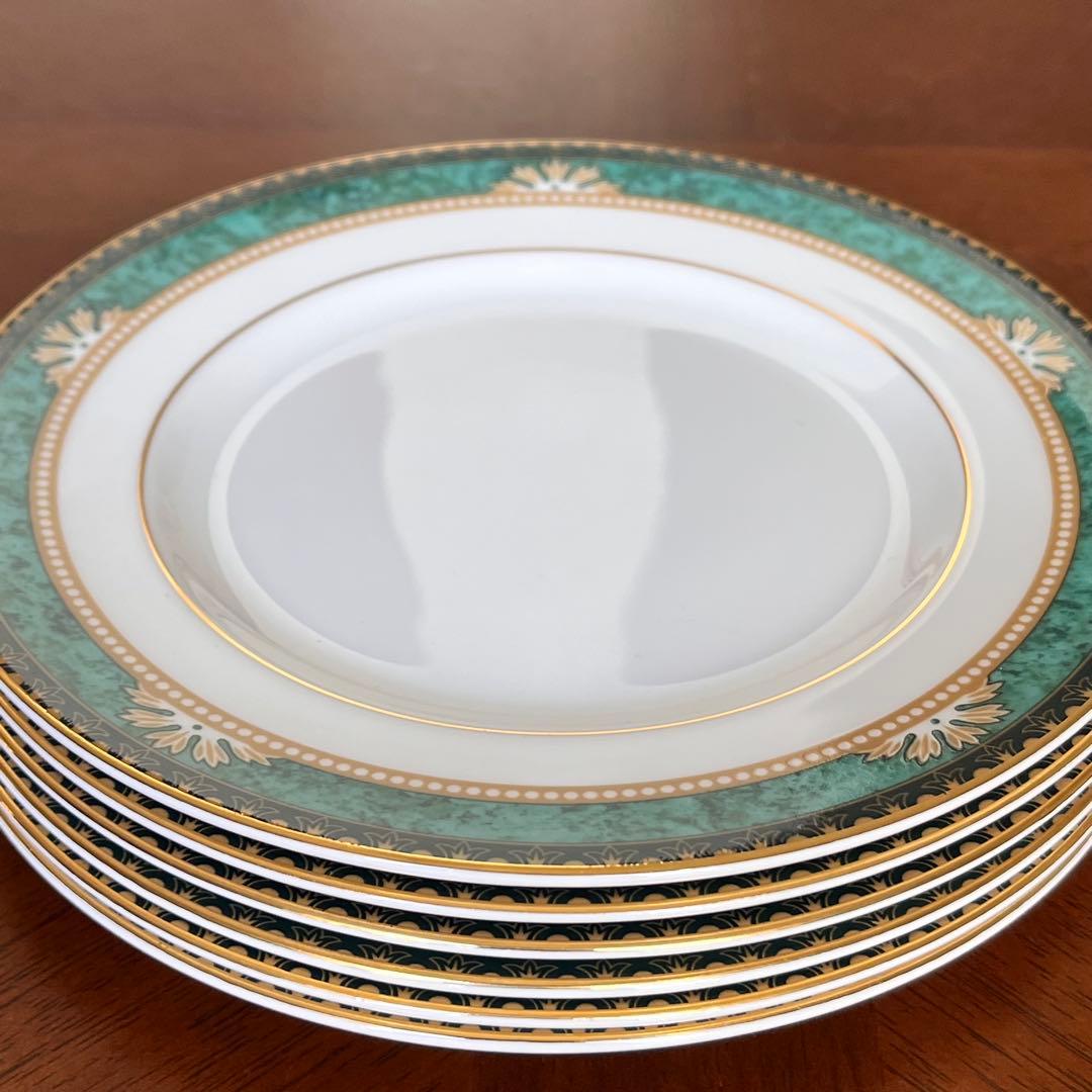 【美品】英国製　ウェッジウッド★ランボーン★ケーキ皿　6枚