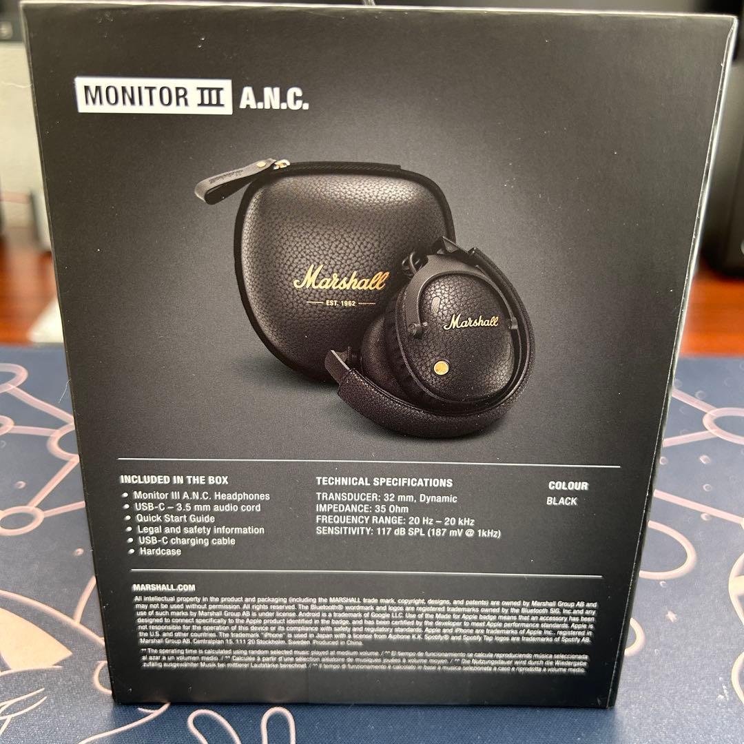 marshall monitorⅢ A.N.C