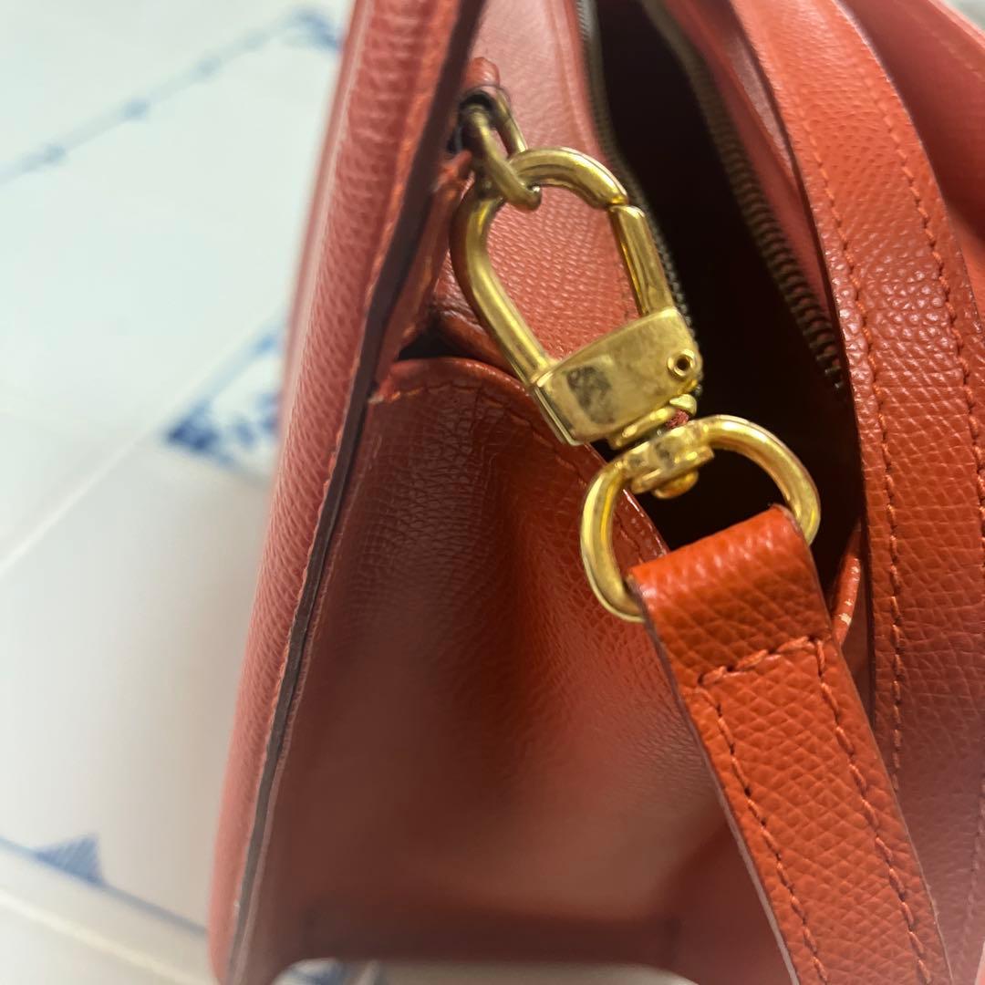 エトロ ETRO オレンジ　ハンドバッグ ショルダーバッグ