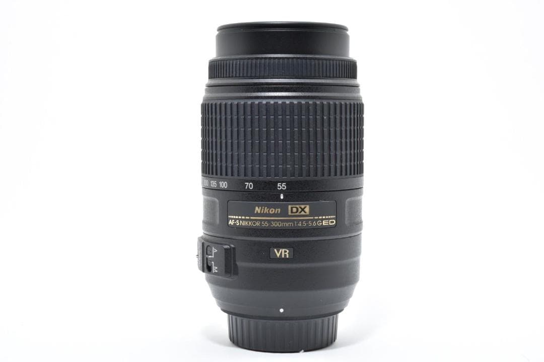 美品ニコン NiKon AF-S 55-300mm ED VR 望遠ズームレンズ