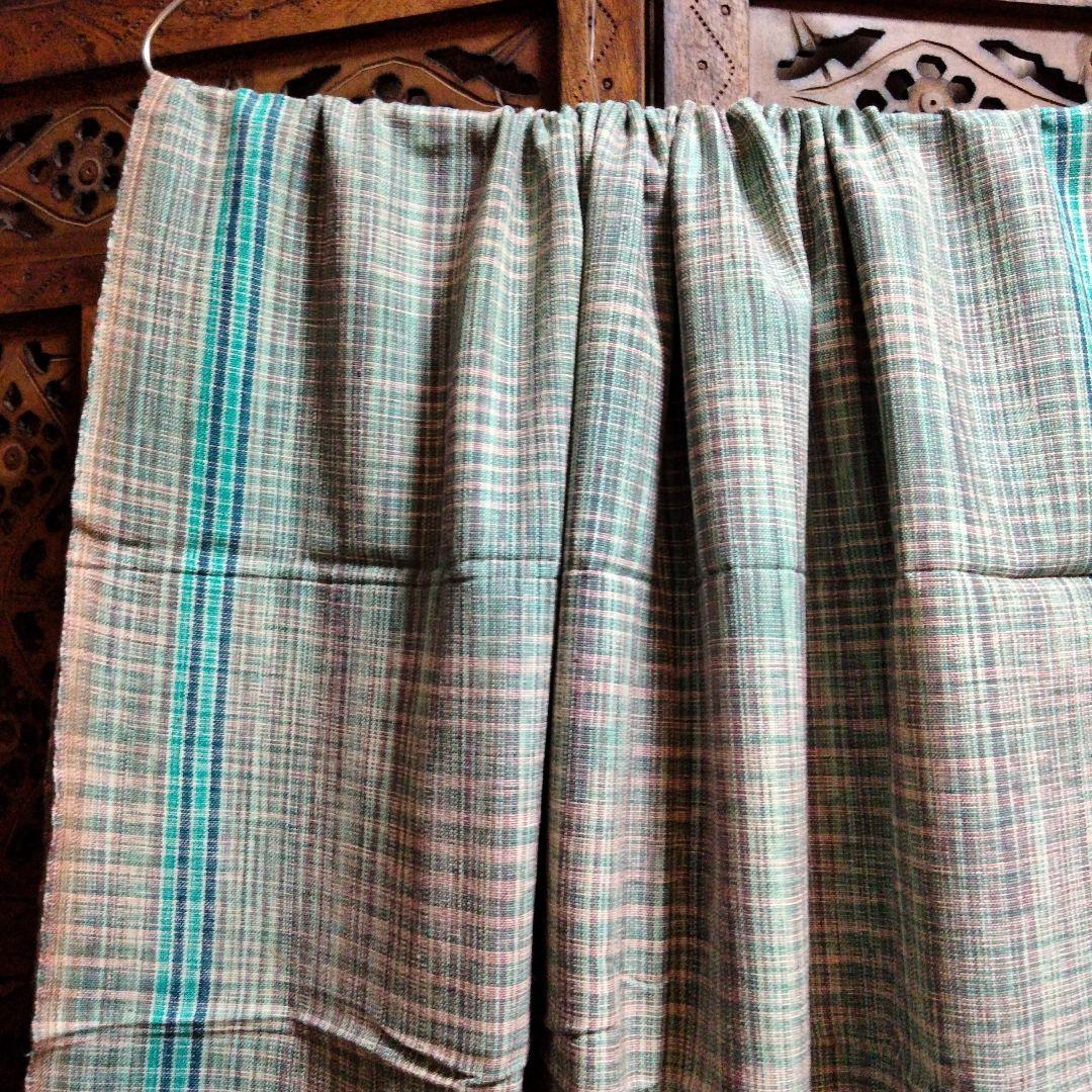 ●KRN●インド製 手織りのカディコットン ガムチャ【6O-17〜19】