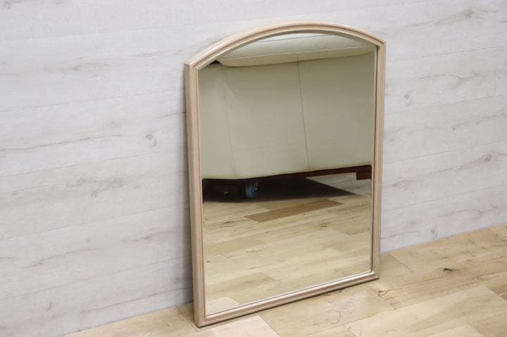 GMET380B○壁掛けミラー ウォールミラー 鏡 姿見 シンプルモダン 木製