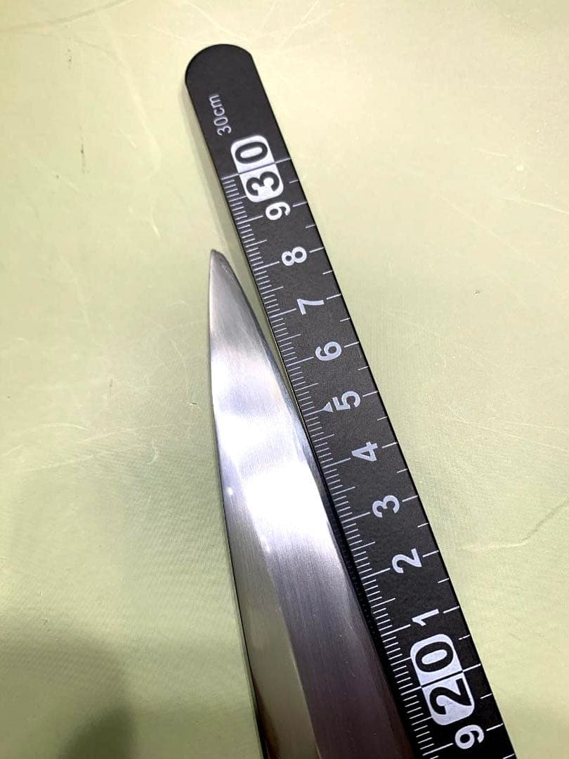 ゑびすや請負　柳刃包丁　安来鋼　刃渡り28.5cm