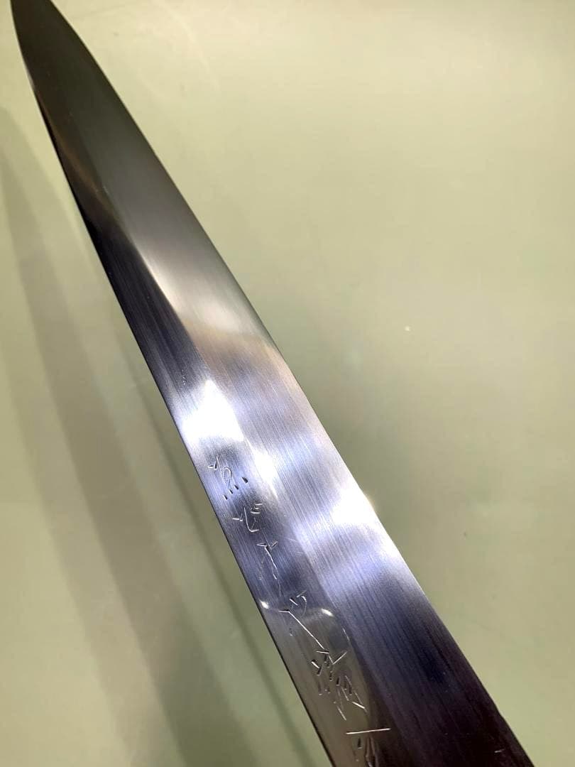 ゑびすや請負　柳刃包丁　安来鋼　刃渡り28.5cm