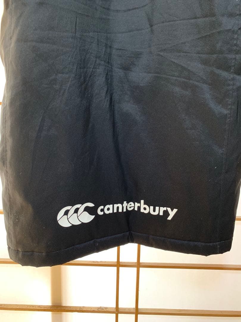 カンタベリー ロングベンチコート メンズL ブラック黒　ラグビー　試合観戦