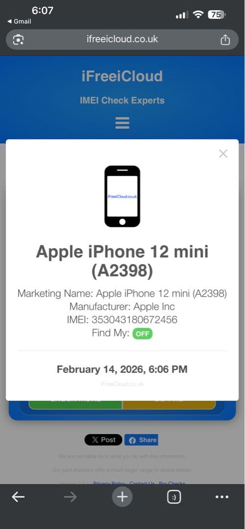 iPhone 12 mini 64GB SIMフリー