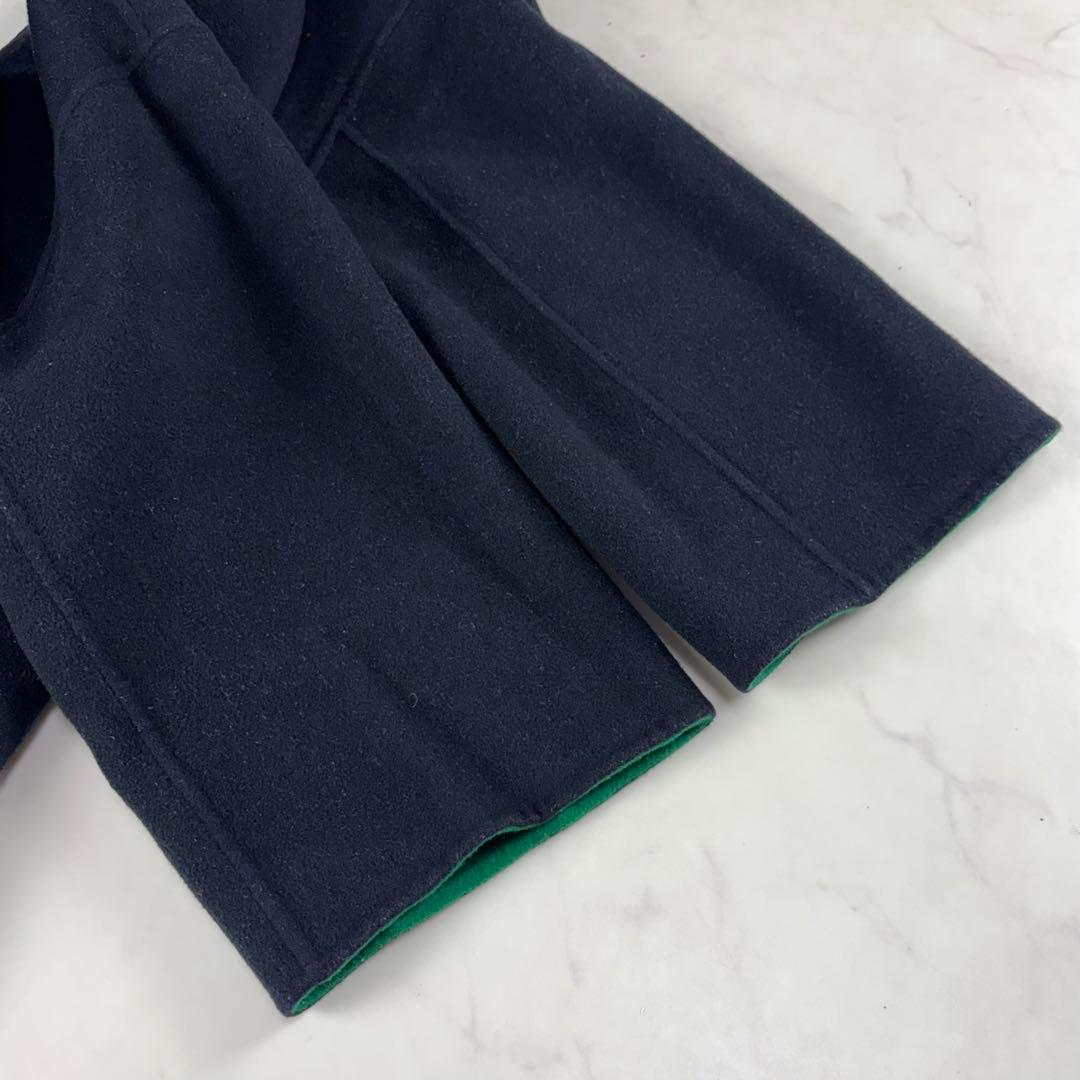 人気✨ユナイテッドアローズ UBCB リバーバイカラーコート 2way 紺 緑