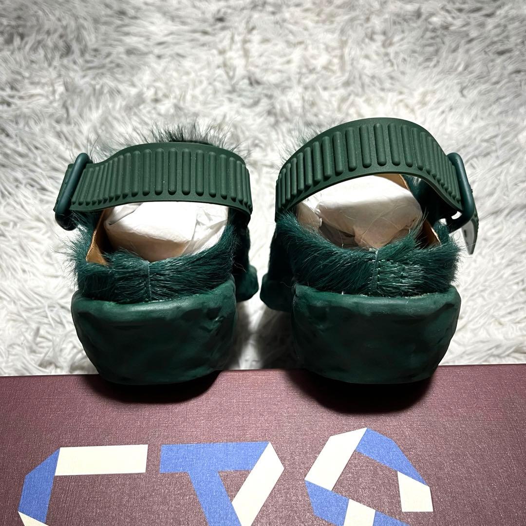 【未使用に近い】CAMPERLABラバーミュール 緑〈定価81,400円〉