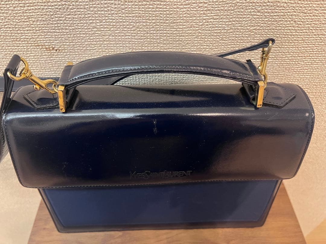 イヴサンローラン ショルダーバッグ YSL カサンドラ レザー ブラック