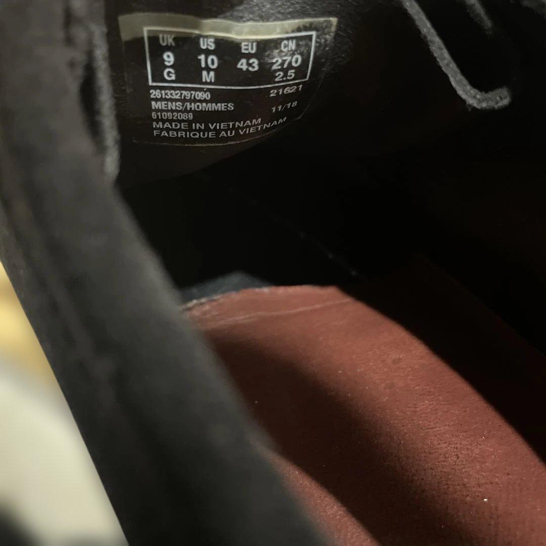 クラークスCLARKS ワラビー　オールブラック　27㎝