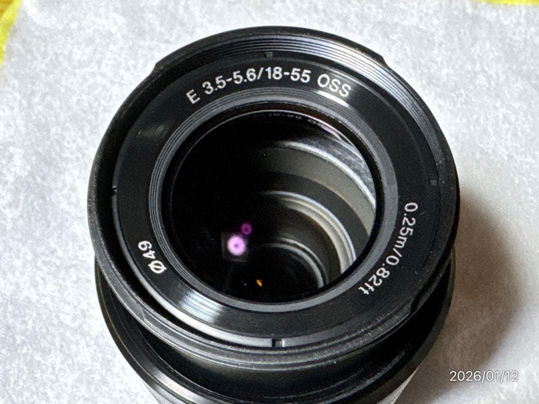 SONY E 18-55mm F3.5-5.6 OSS ブラック 使用小