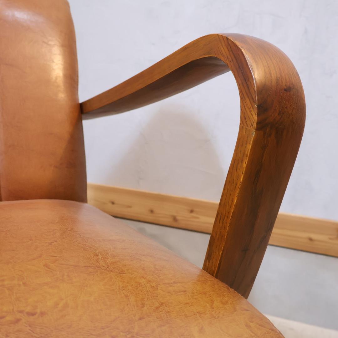 クラッシュゲート VESPA ホワイトオーク無垢材 シングルソファー アーム