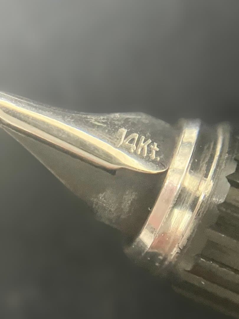 ヴィンテージ 未使用 アウロラ 万年筆 アスティル 14K SV925