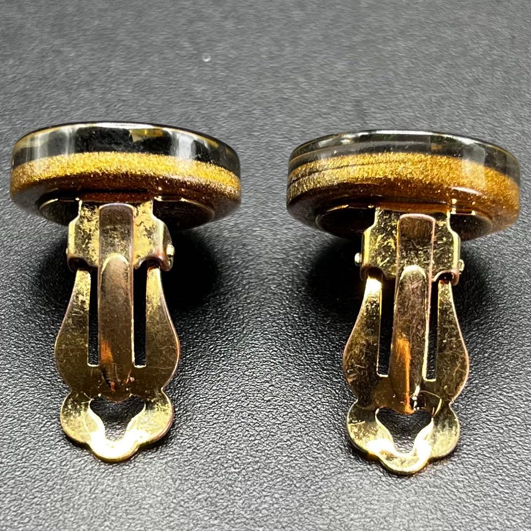 超希少 シャネル イヤリング クローバー ココマーク レジン ヴィンテージ