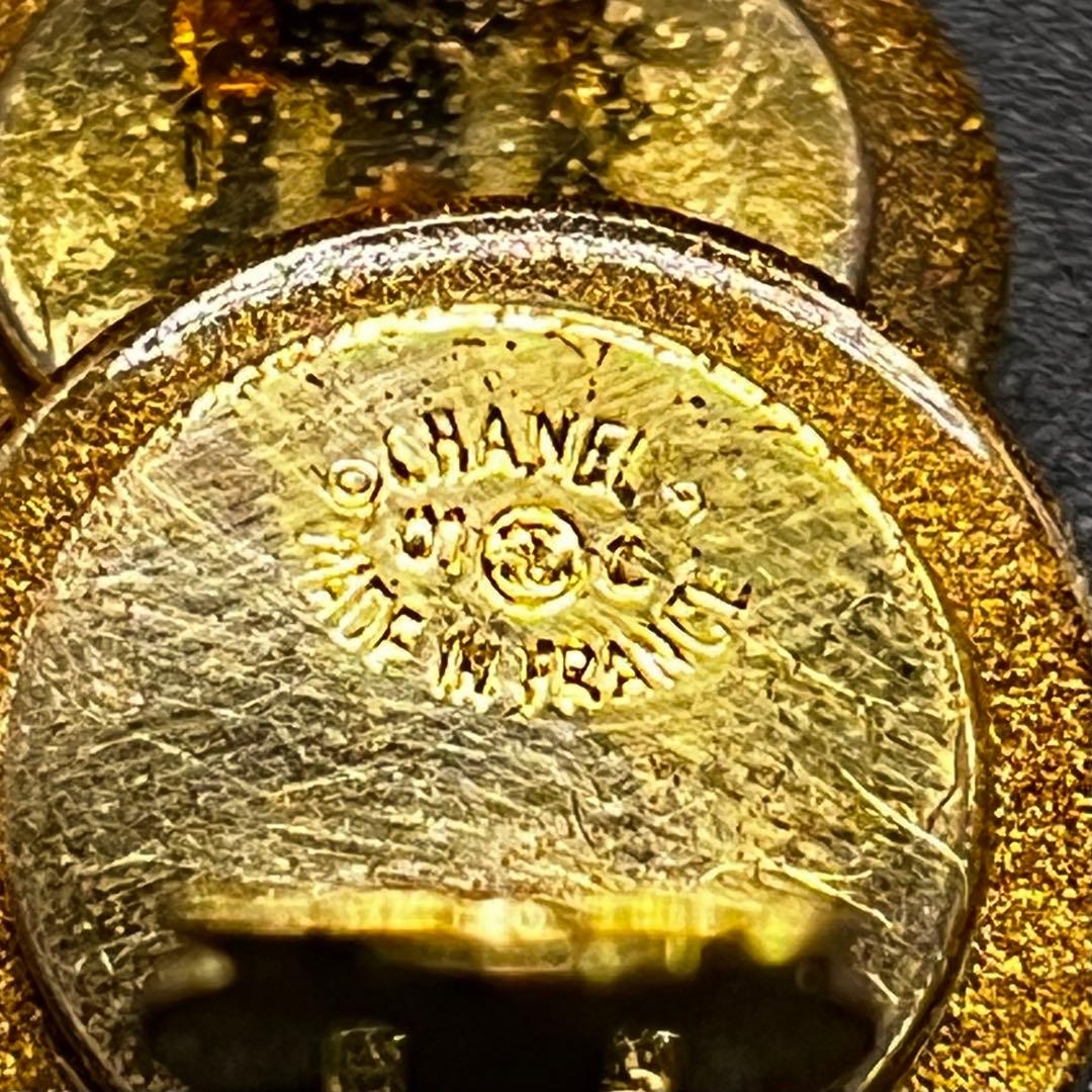 超希少 シャネル イヤリング クローバー ココマーク レジン ヴィンテージ