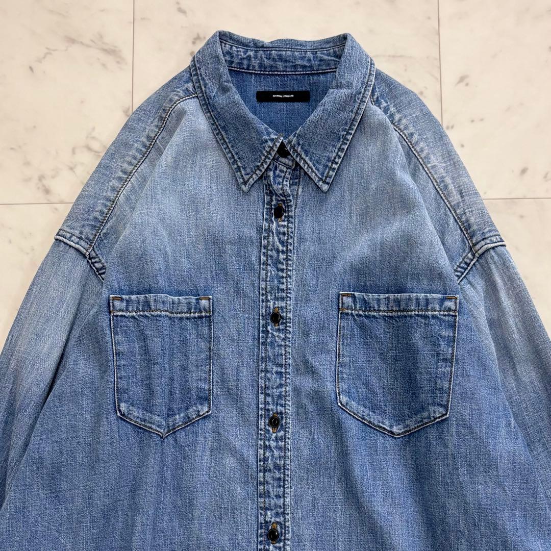 美品✨ジャーナルスタンダード　ライトオンスデニムシャツ　ゆったり　2024AW