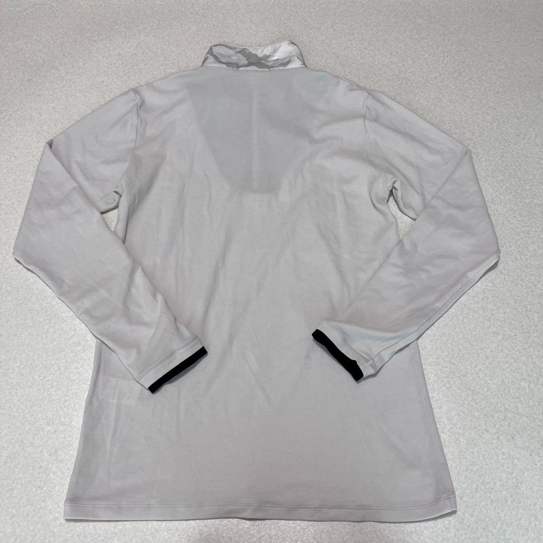 MARK & LONA ゴルフ メンズ長袖 ハーフジップ カットソー グレー L