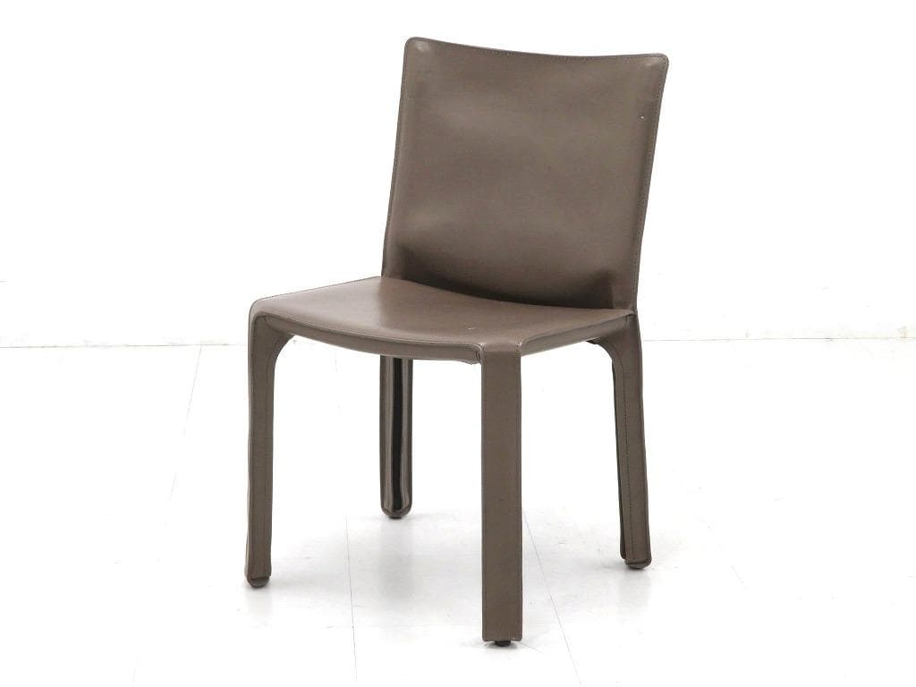 展示品　カッシーナ　キャブ　総本革　レザー　チェア　イス　モダン　名作　高級