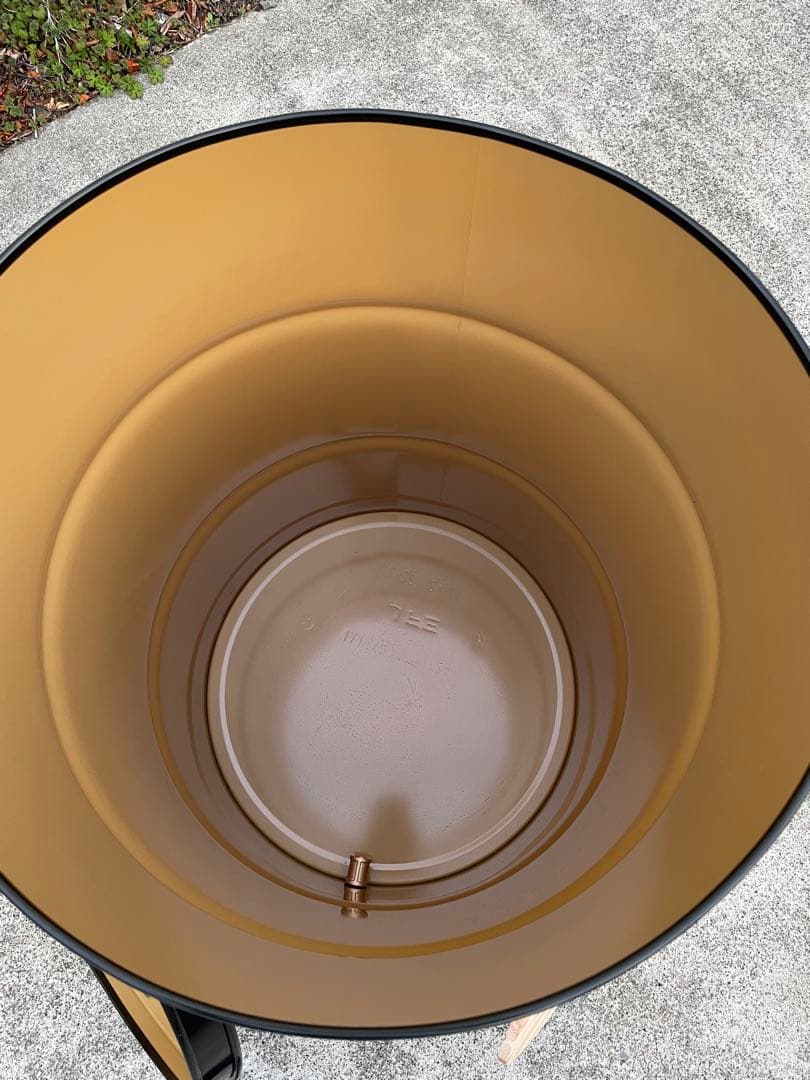 ドラム缶風呂 排水蛇口とすのこ付き 蓋あり