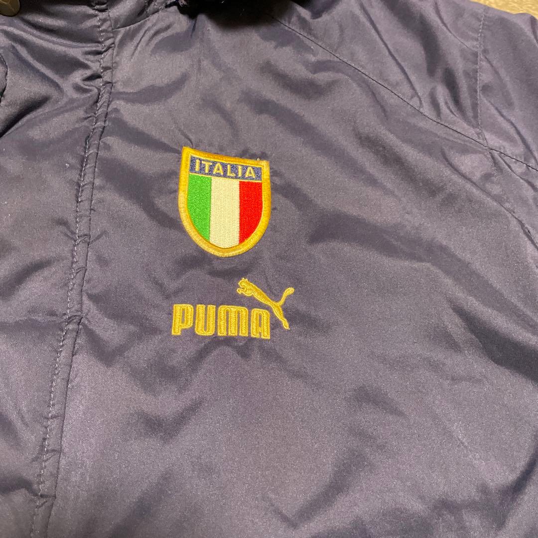 激レア 2000年代 PUMA サッカー イタリア代表 ベンチコート M