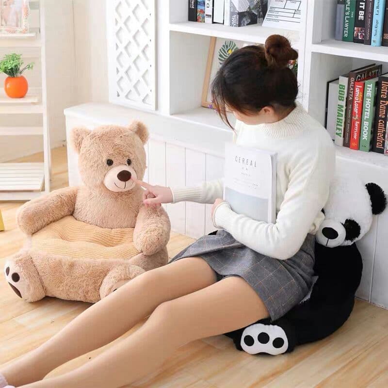 ベビーソファチェア子供たちは背を高くして厚くして床に敷いた