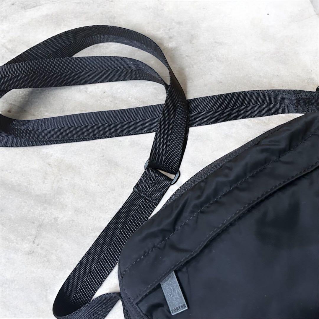 ⭐︎美品⭐︎PORTER フレーム ミニショルダーバッグ ポシェット ブラック