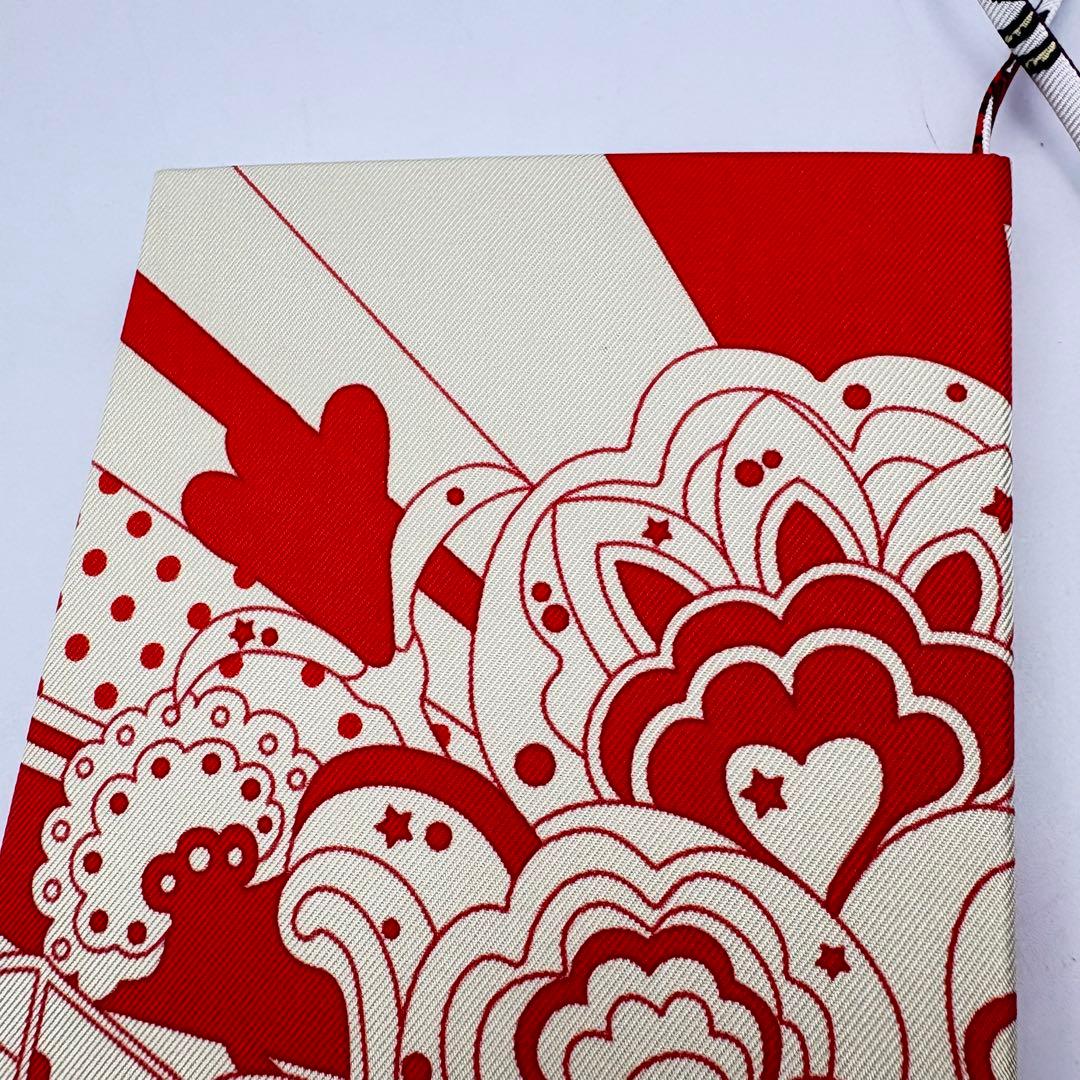 エルメス シルクノート レッド ファッション メモ帳　0512-S6036h