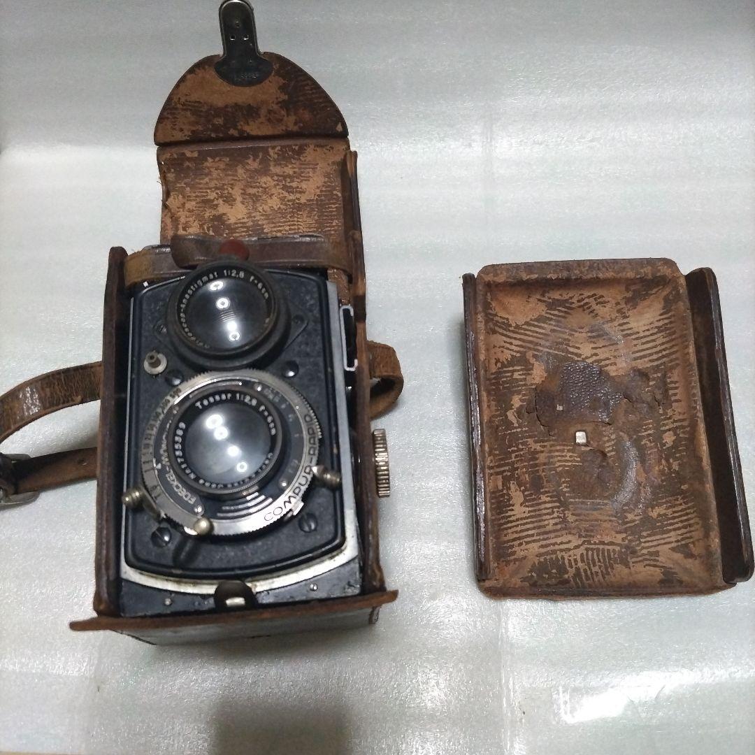 ジャンク！ローライフレックス二眼レフカメラ 黒