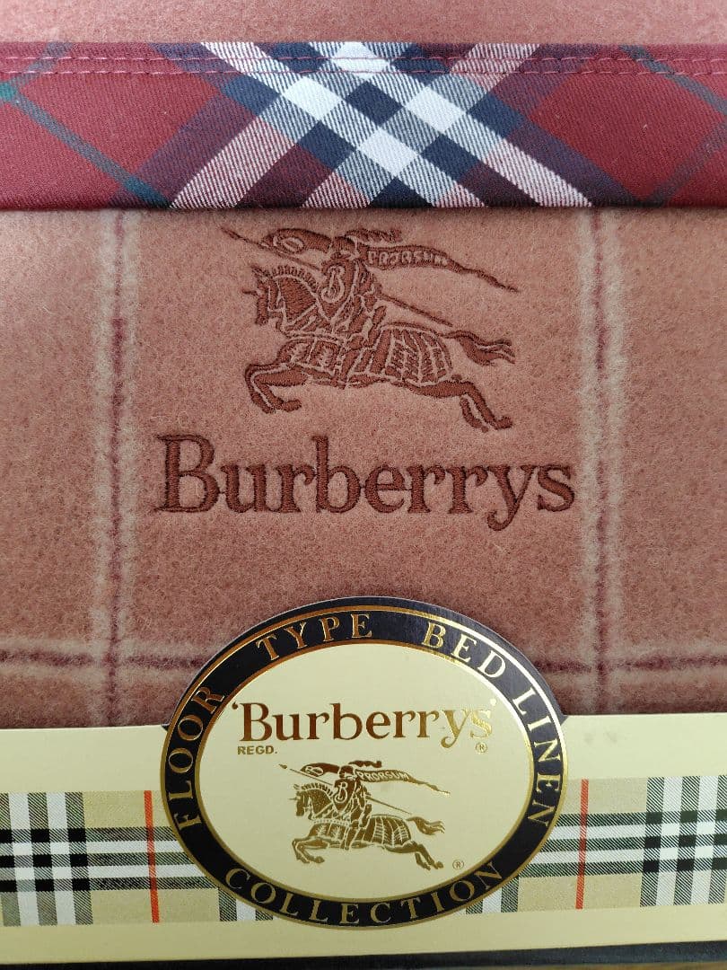 【未使用】Burberrys ウール毛布