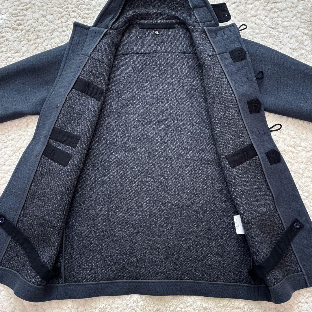 美品シャークスキンダッフルコート38サンプル品 KAPTAIN SUNSHINE