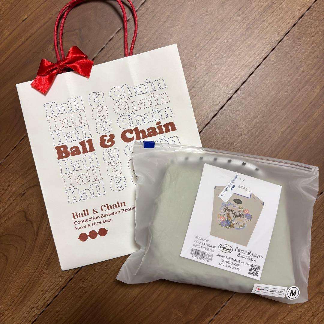 ボールアンドチェーン × カファレル × ピーターラビット (ライトグレー M)