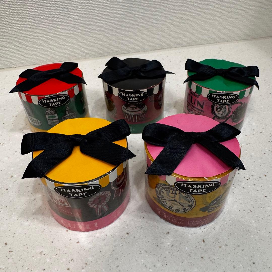 MARK'S マークス 廃盤マスキングテープ コフレ 花柄マステ ギフトボックス
