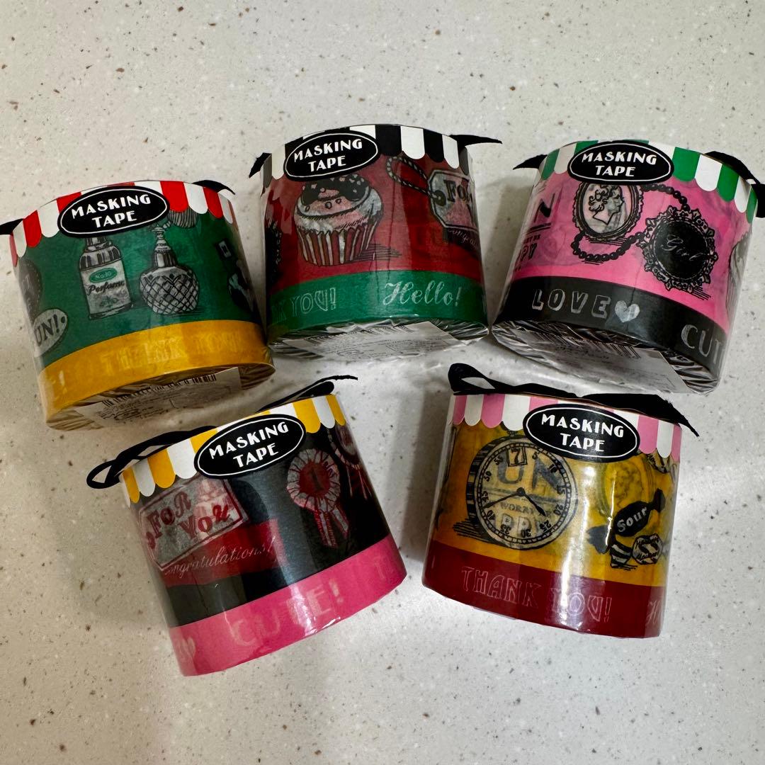 MARK'S マークス 廃盤マスキングテープ コフレ 花柄マステ ギフトボックス