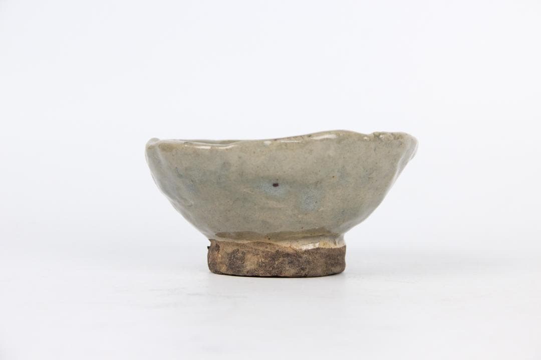 唐物 時代物 灰胎 白釉 茶碗 伝北方民窯 茶道具 中国古美術 FJ9-3