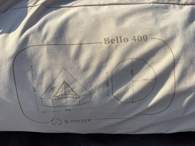 の*ぃ様 S'more Bello 400 スモア ベロ400 ベル型テント ポ
