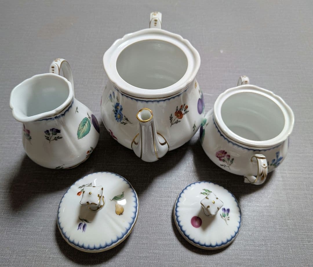 リチャードジノリ　イタリアンフルーツ　ティーセット